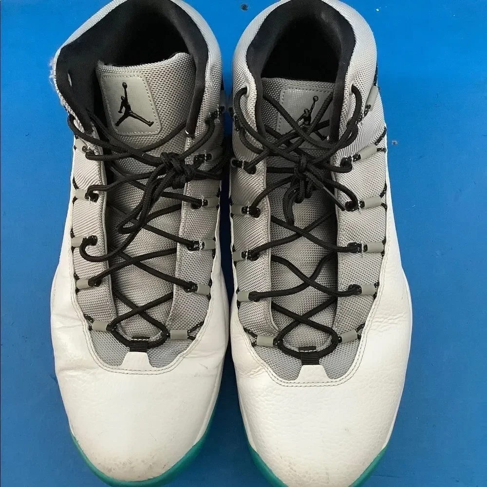 Pre-owned Nike Air Jordan Prime Flight White Grey
